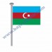 AZERBAYCAN GÖNDER BAYRAK 50x75 ( EBAT SEÇİNİZ ) AZERBAYCAN GÖNDER BAYRAK 50x75 ( EBAT SEÇİNİZ )
